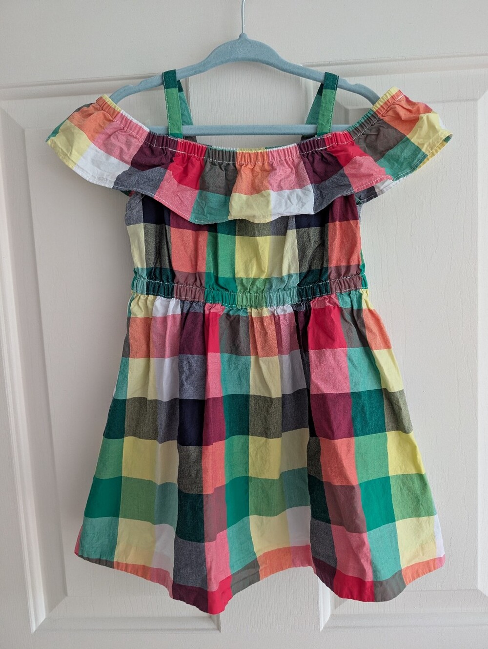 Janie And Jack Toddler Girls Colorful Dress, Size 18-24 Months